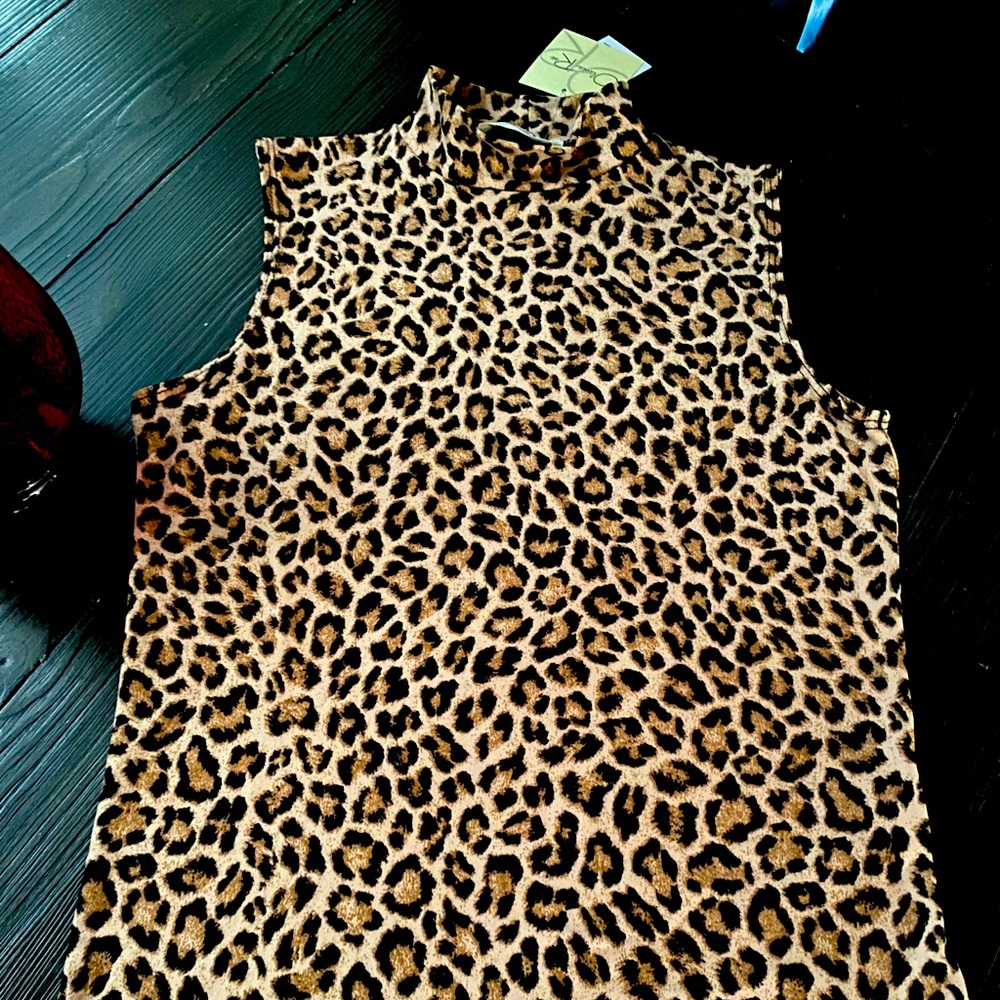 NWT Leopard Print Top